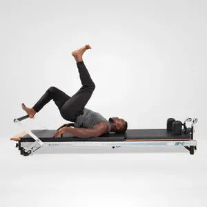 Reformer Pilates z pionowym wsparciem Merrithew At Home SPX image-3