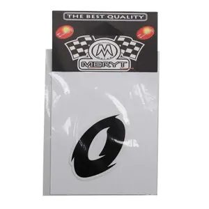 Autocollants moto mini Meryt Numero 0 image-0