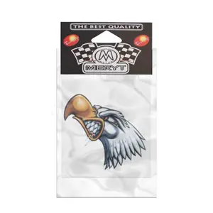 Autocollants moto Meryt Dessin Eagle Mechant image-0