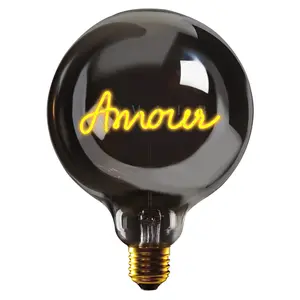 led-glühbirne zum aufstellen e27 Message in the Bulb Amour image-0
