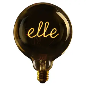 Lampadina LED e27 Message in the Bulb Elle image-0