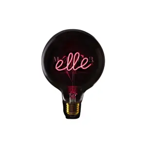 Lampadina LED e27 Message in the Bulb Elle image-0