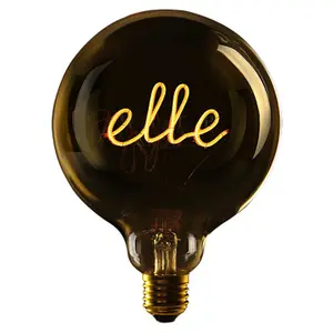 Led bulb for hanging e27 Message in the Bulb Elle image-0