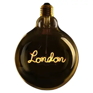 lampadina a sospensione LED e27 Message in the Bulb London image-0