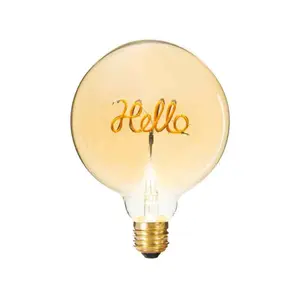 lampadina a sospensione LED e27 Message in the Bulb Merci image-0