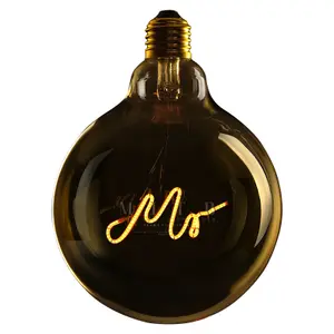 Led bulb for hanging e27 Message in the Bulb Mr image-0