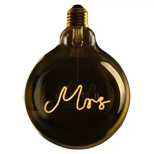 Led bulb for hanging e27 Message in the Bulb Mrs image-0