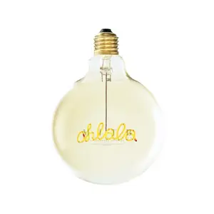 lampadina a sospensione LED e27 Message in the Bulb Ohlala image-0