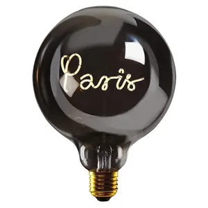Ampoule LED à poser E27 Message in the Bulb Paris image-0