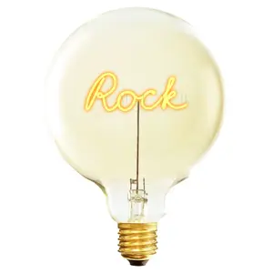 Lampadina LED e27 Message in the Bulb Rock image-0