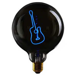 Ampoule LED à poser E27 Message in the Bulb Guitar image-0