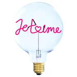 Lampadina LED e27 Message in the Bulb Je T' Aime image-0