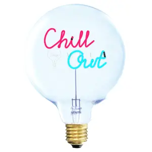 led-glühbirne zum aufstellen e27 Message in the Bulb Chill Out image-0