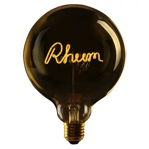 Lampadina LED e27 Message in the Bulb Rhum image-0