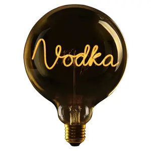 Lampadina LED e27 Message in the Bulb Vodka image-0