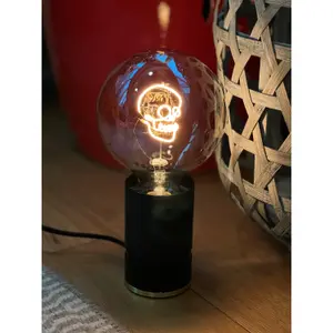 Lampadina LED e27 Message in the Bulb Skull image-1