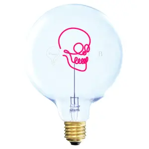 Lampadina LED e27 Message in the Bulb Skull image-0