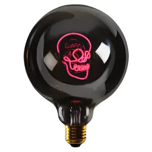 led-glühbirne zum aufhängen e27 Message in the Bulb Skull image-0