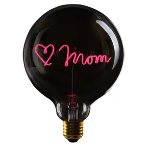 led-glühbirne zum aufstellen e27 Message in the Bulb Love Mom image-0