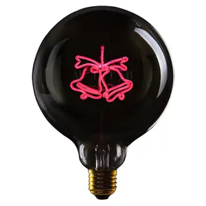 Led light bulb e27 Message in the Bulb Christmas Bells image-0
