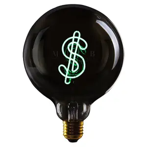 Led light bulb e27 Message in the Bulb Dollar image-0