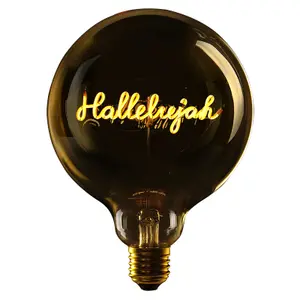 Lampadina LED e27 Message in the Bulb Hallelujah image-0