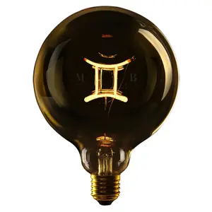 Lampadina LED e27 Message in the Bulb Zodiac - Gemini image-0