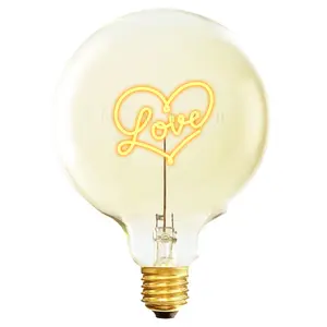 Led light bulb e27 Message in the Bulb Love image-0