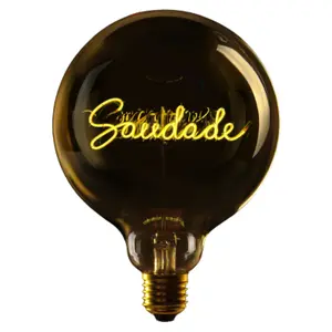 Lampadina LED e27 Message in the Bulb Saudade image-0
