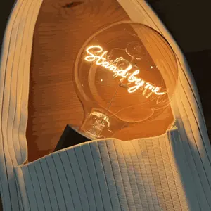 Lampadina E27 da tavolo Message in the Bulb Stand by me image-1