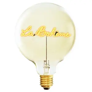 Lampadina E27 da tavolo Message in the Bulb La boheme image-0