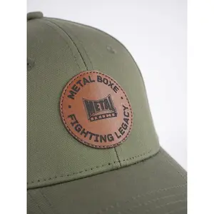 Baseballcap mit Leder-Patch Metal Boxe image-3