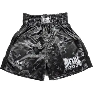 Short de boxe anglaise Metal Boxe Mirror image-0