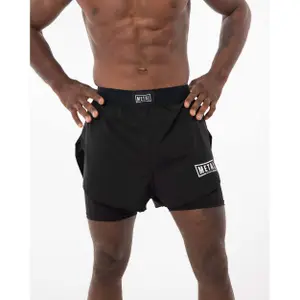 2-in-1 combat shorts Metal Boxe image-0
