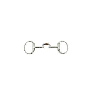 590050135-mors-olive-pour-cheval-roulette-cuivre-metalab-argente-135-mm