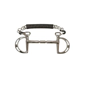 590066135-spansk-hestebid-metalab-elite-solvfarvet-135-mm