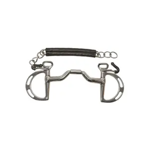 Spaans bit voor paarden met tonggang Metalab Elité