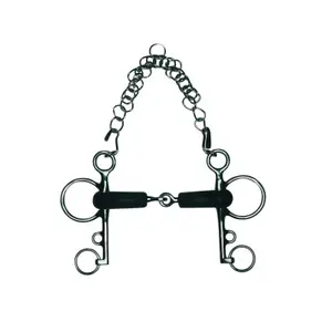 Pelham bit for broken rubber horse Metalab