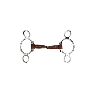 3-4 ring bit for horses Metalab Pinchless image-0