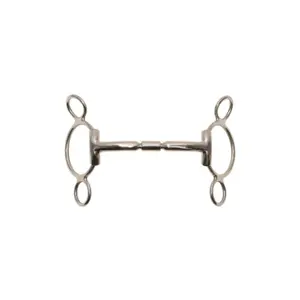 3 lub 4 pierścieniowe wędzidło dla koni Metalab