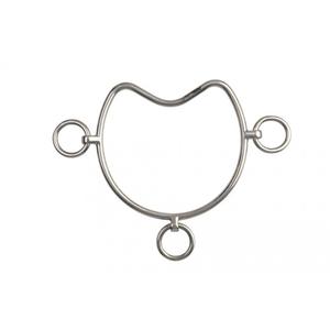 590098125-anti-whorl-bidder-til-heste-metalab-solvfarvet-125-mm