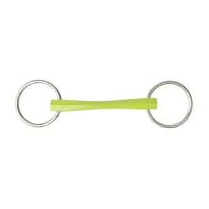 2 ring bit voor recht paard Metalab Flexi Soft image-0