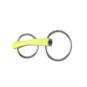 2 ring bit voor recht paard Metalab Flexi Soft image-1