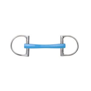 590170110-d-ring-gebiss-metalab-flexi-droit-silber-blau