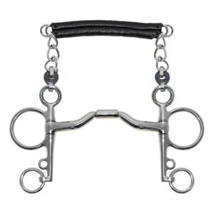 590076135-pelham-til-buet-hest-tungepassage-lange-grene-metalab-elite-solvfarvet-135-mm