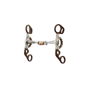 Western snaffle bit for horses in stainless steel Metalab Antique