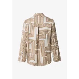 Women's Long Sleeve Blouse with Graphic Patterns Mexx image-2