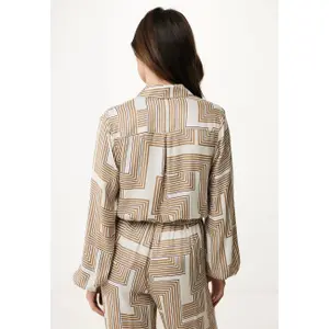 Women's Long Sleeve Blouse with Graphic Patterns Mexx image-3