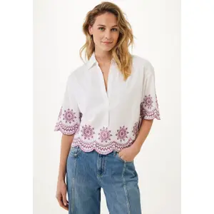 Woman's embroidered blouse Mexx image-1