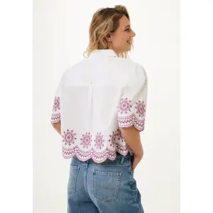 Woman's embroidered blouse Mexx image-3